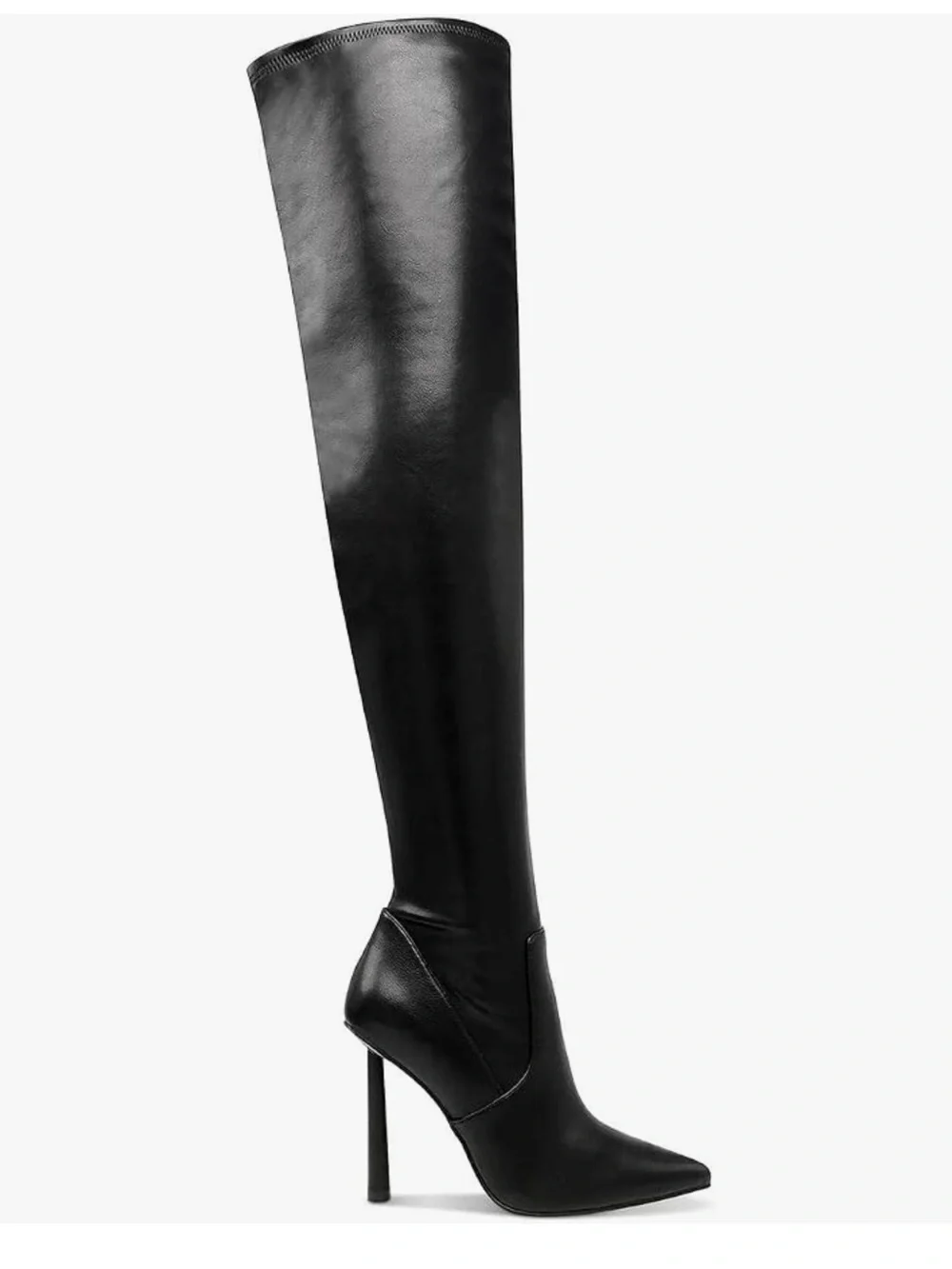 Steve Madden Black Over-the-Knee Pointed Stiletto Boots